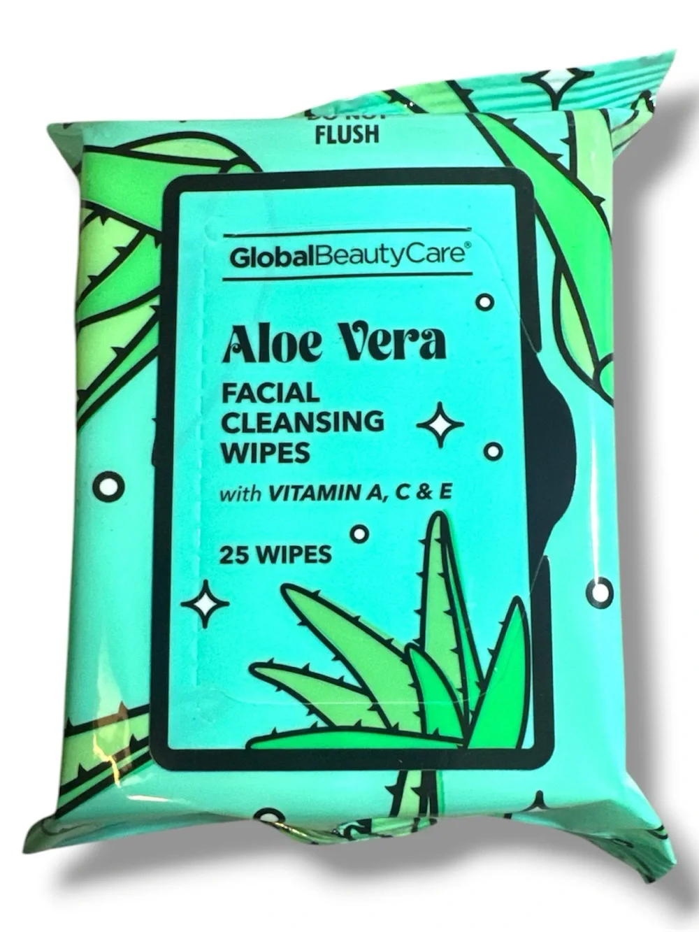 GlobalBeautyCare Dual Set Facial Cleansing & Makeup Remover Wipes